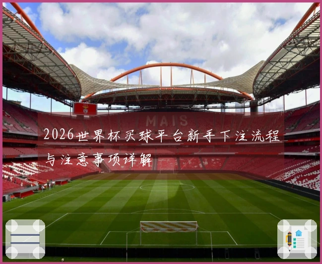 2026世界杯买球平台新手下注流程与注意事项详解