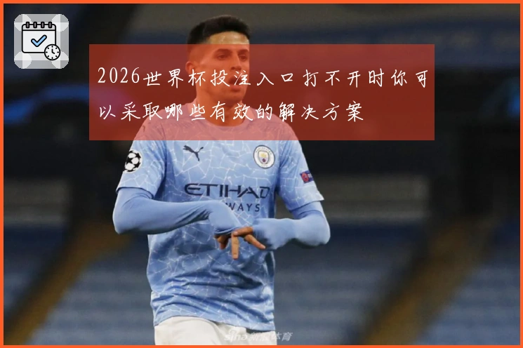 2026世界杯投注入口打不开时你可以采取哪些有效的解决方案