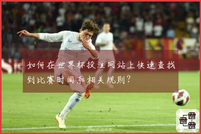 如何在世界杯投注网站上快速查找到比赛时间和相关规则？