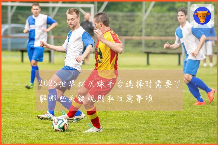 2026世界杯买球平台选择时需要了解哪些关键规则和注意事项