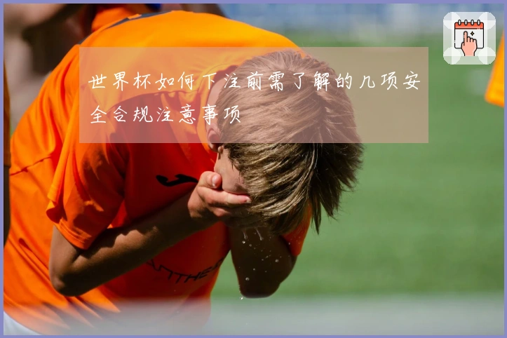 世界杯如何下注前需了解的几项安全合规注意事项